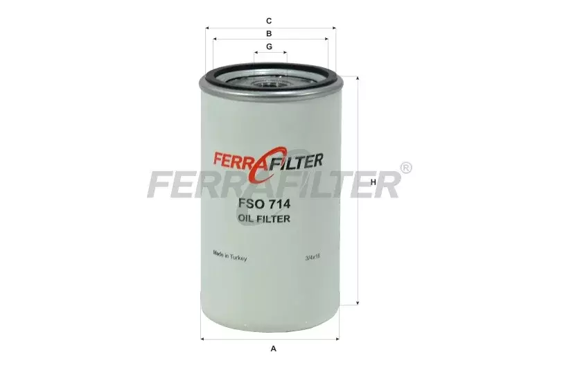 Масляный фильтр Ferra Filter, FSO714 Код: FSO714