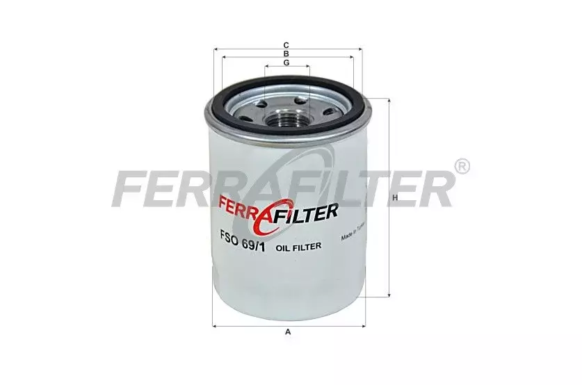 Масляный фильтр FERRA FILTER FSO69/1 Код: FSO69/1