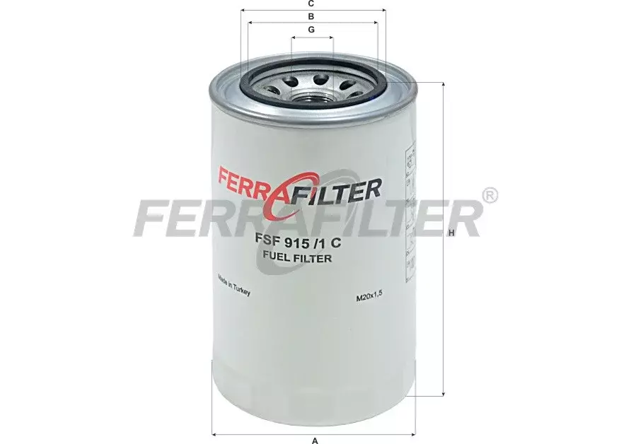 Топливный фильтр FERRA FILTER FSF915/1C Код: FSF915/1C