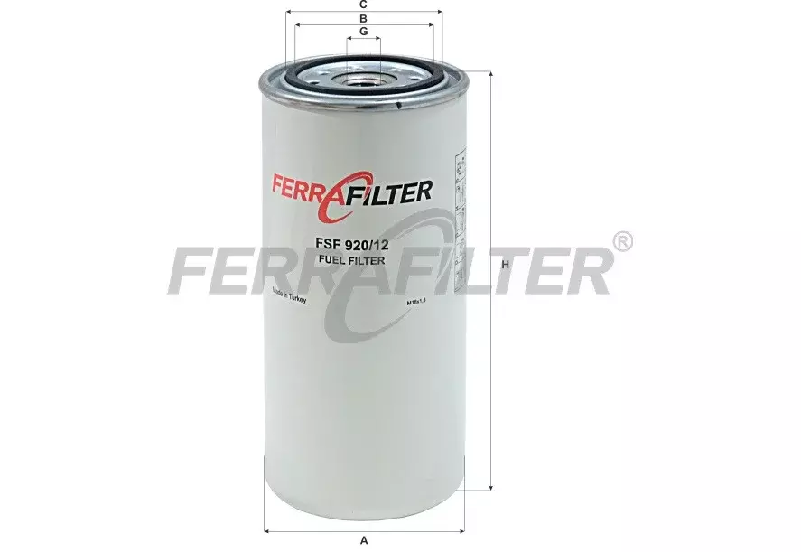 Топливный фильтр FSF920/12 FERRA FILTER Код: FSF920/12