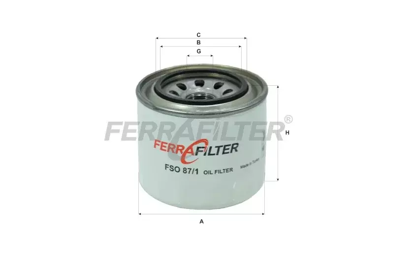 Масляный фильтр FERRA FILTER FSO87/1 Код: FSO87/1