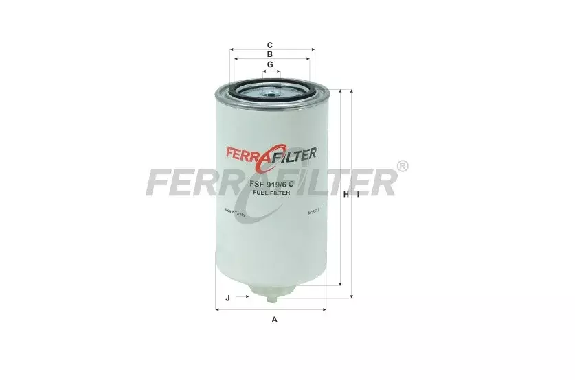 Топливный фильтр FSF919/6 FERRA FILTER Код: FSF919/6