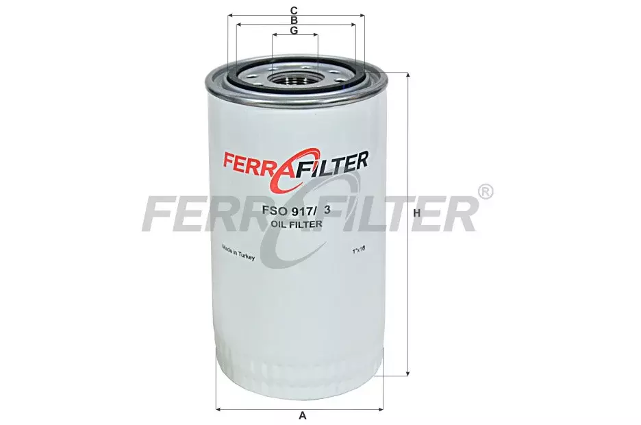 Масляный фильтр FSO917/3 FERRA FILTER Код: FSO917/3
