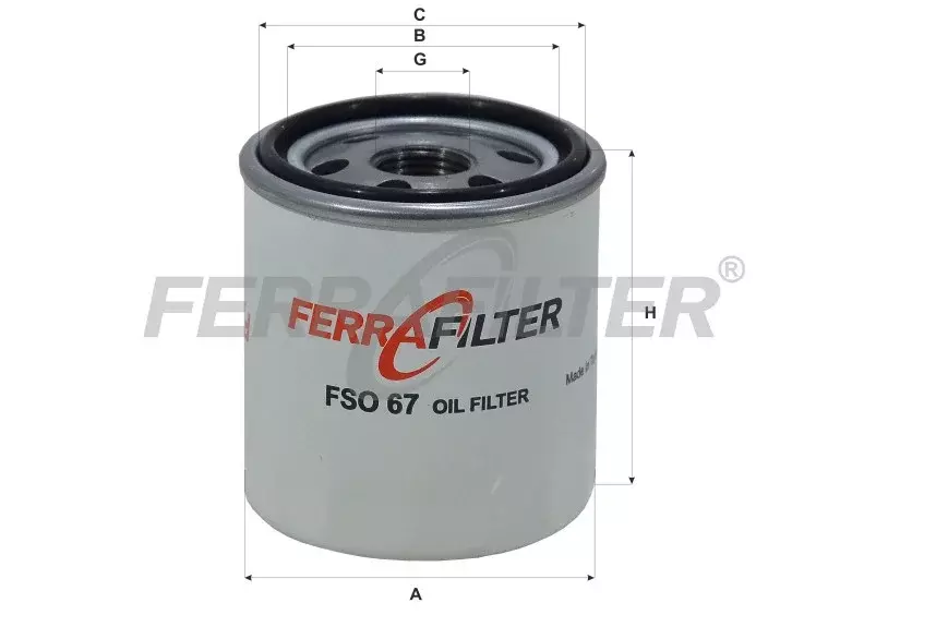 Масляный фильтр FERRA FILTER FSO67 Код: FSO67