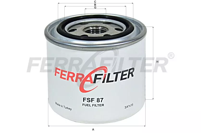 Топливный фильтр FERRA FILTER FSF87 Код: FSF87
