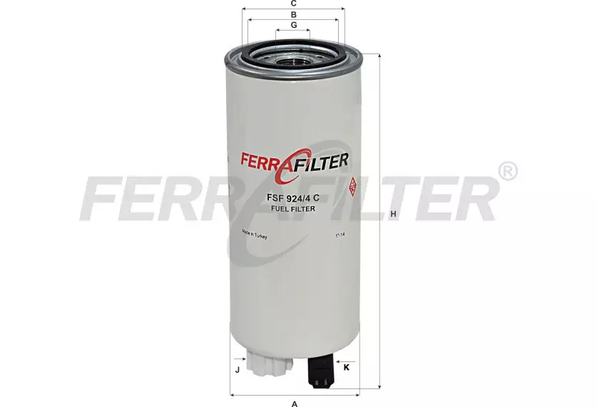 Топливный фильтр FERRA FILTER FSF924/4C Код: FSF924/4C