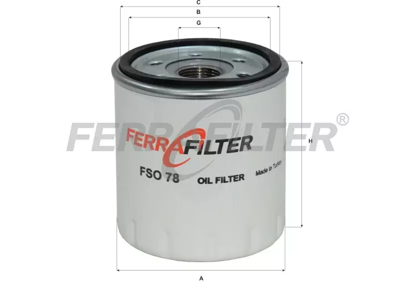 Масляный фильтр FERRA FILTER FSO78 Код: FSO78
