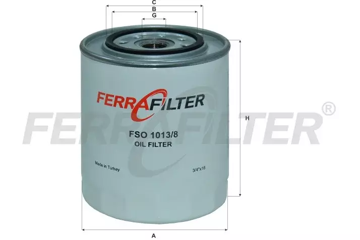 Масляный фильтр FERRA FILTER FSO1013/8 Код: FSO1013/8