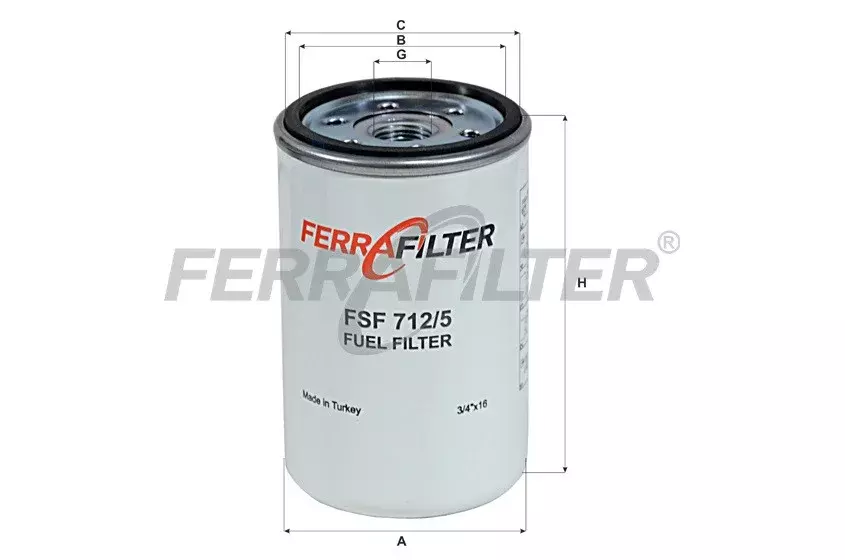 Топливный фильтр FERRA FILTER FSF712/5 Код: FSF712/5