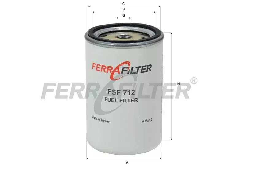 Топливный фильтр FERRA FILTER FSF712/1 Код: FSF712/1