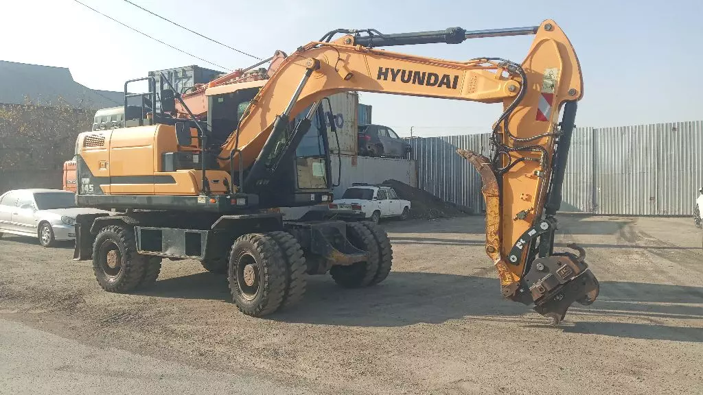 Hyundai hw145, Колесные экскаваторы