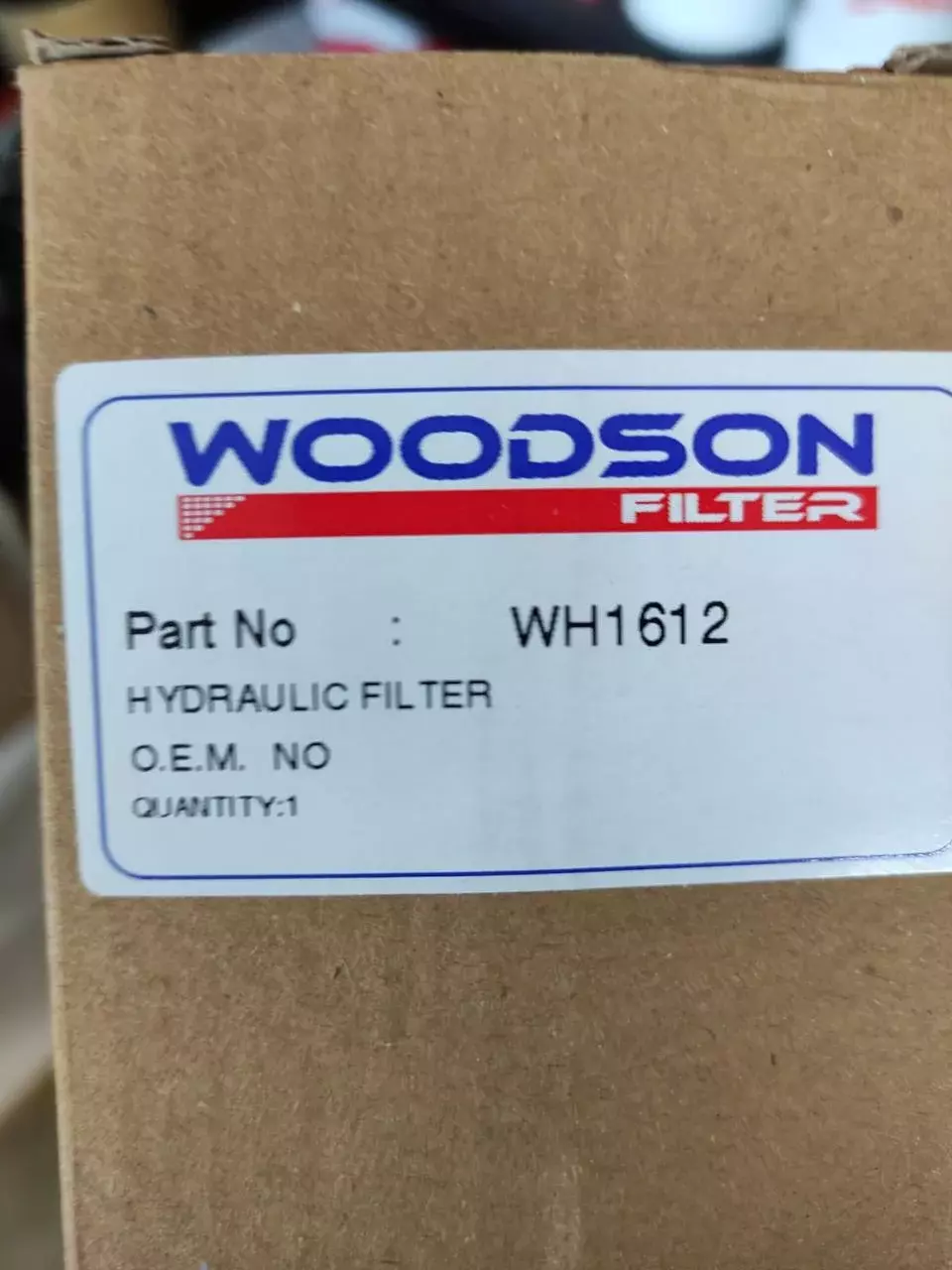 Фильтр гидравлический WH1612 Woodson (0160DN010BN4HC/-V) Код: 0160DN010BN4HC/-V