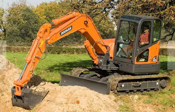 Develon DX80R, Гусеничные экскаваторы
