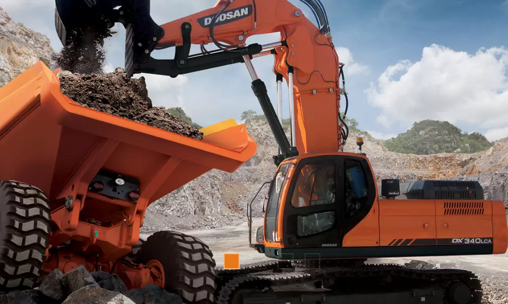 Develon DX420LCA SFS, Гусеничные экскаваторы