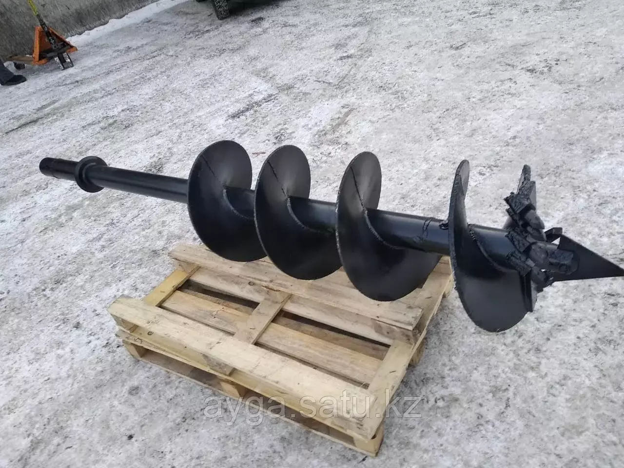 Шнековый бур БЛ-450 мм (для абразивного грунта) Код: ШБЛ-450