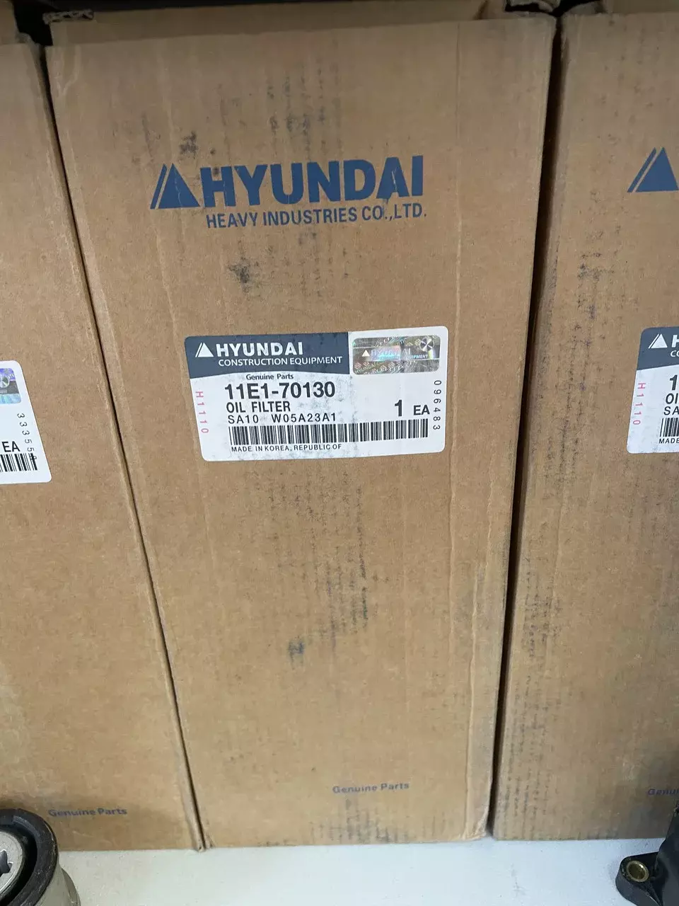 Фильтр масляный на экскаватор HYUNDAI 11E1-70130 Код: 11E1-70130