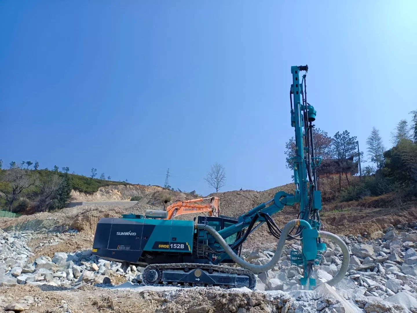 SUNWARD SWDE152B, Буровые станки для устройства свай