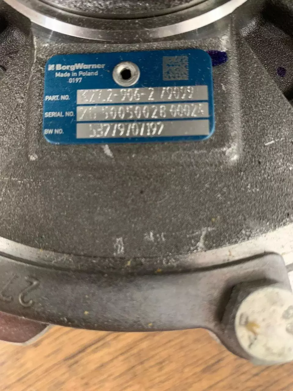 Турбокомпрессор Borg Warner - Liebherr 53279707192
