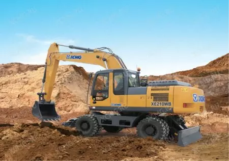 XCMG XE210WLL, Колесные экскаваторы