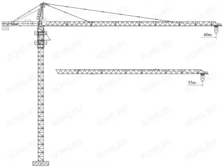 XCMG QTZ100 (6010Y-8), Башенные краны