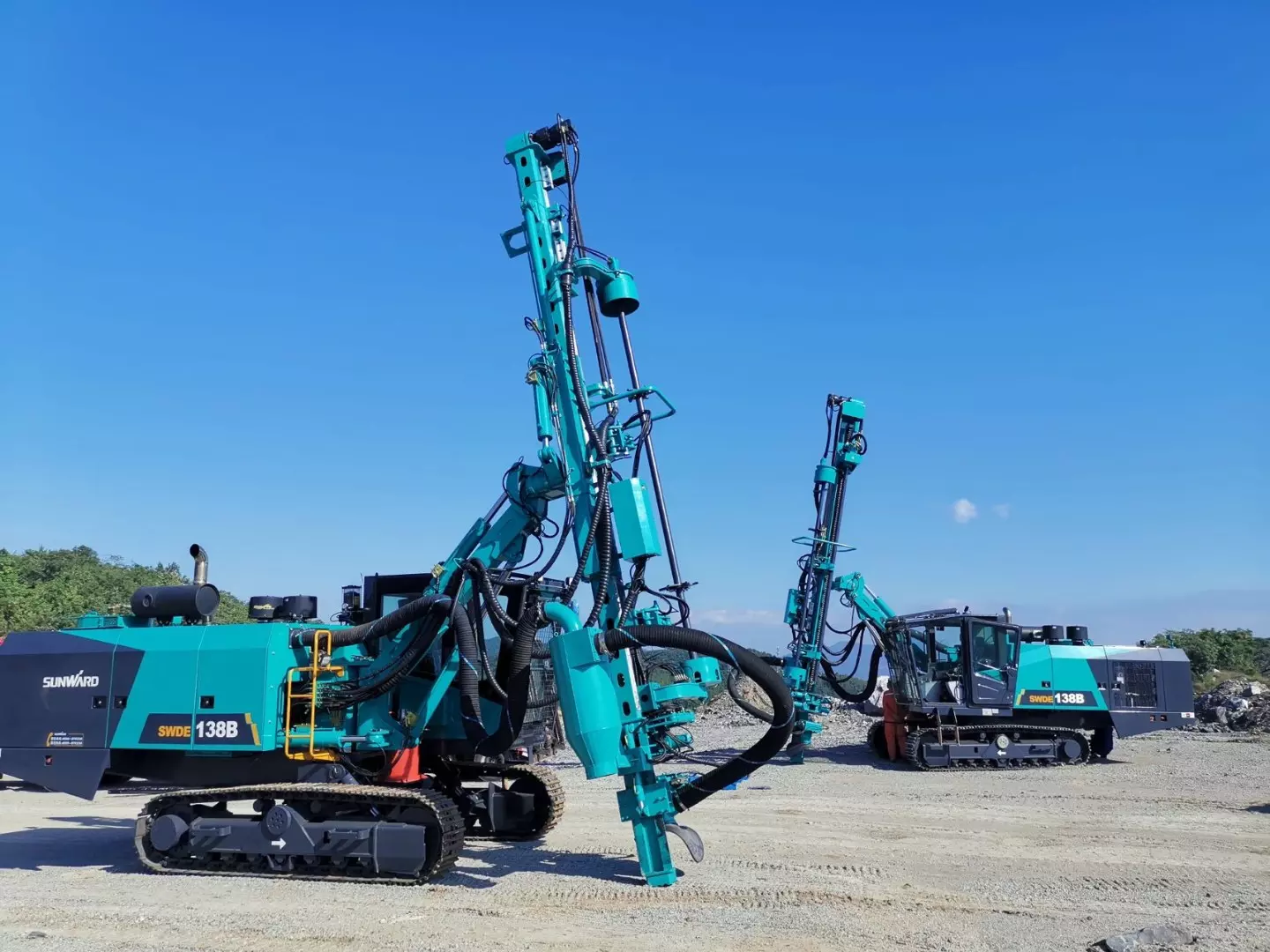 SUNWARD SWDE138B, Буровые станки для устройства свай
