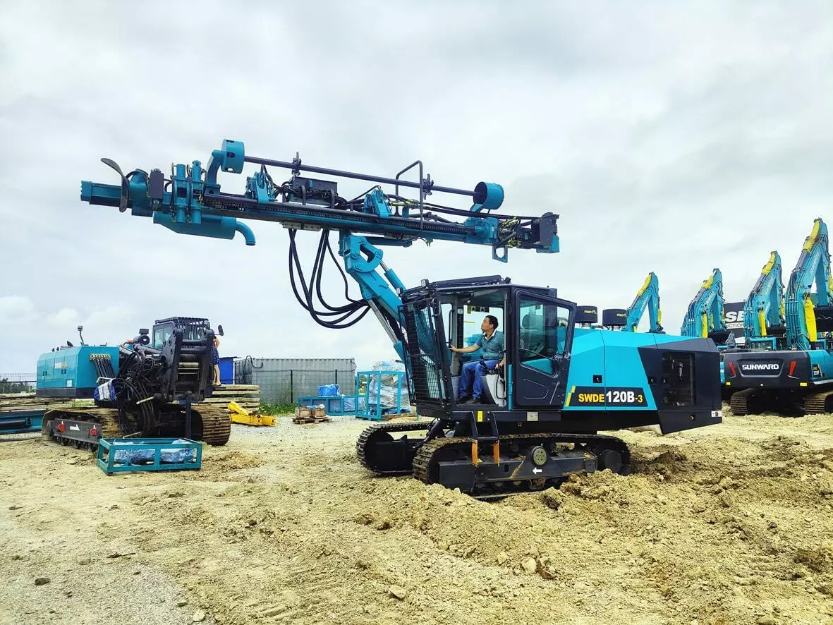 SUNWARD SWDE120B, Буровые станки для устройства свай