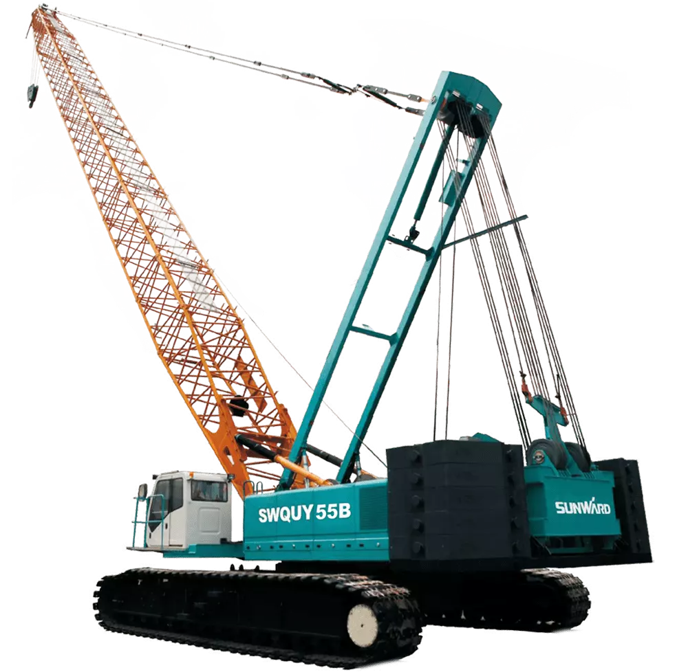 Sunward SWQUY55B, Гусеничные краны
