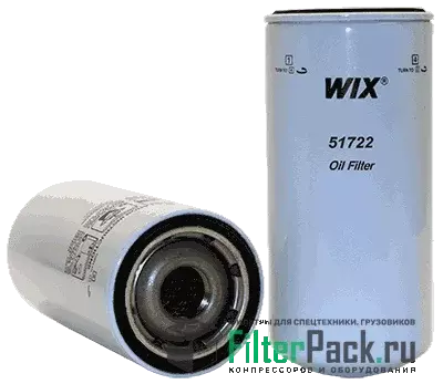 Фильтр масляный WIX51722=P554105=P554005=P551808 Код: КРГ(В)