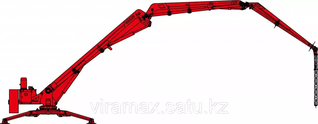 HGY 18, Бетонораздаточные стрелы