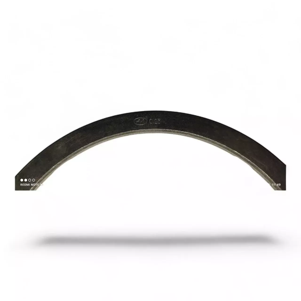 Полукольцо верхнее 0,25 WASHER THRUST (UP0.25) Doosan DE12TIS 65.01150-0048A Код: 65.01150-0048A