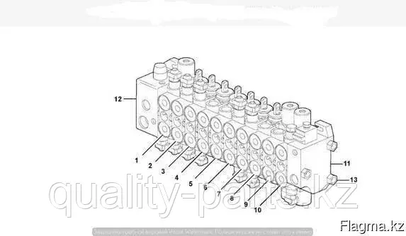 Гидрораспределитель на Volvo BL71, BL61 Код: 2186063