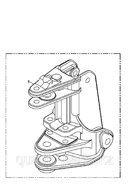Поворотная станина (седло, конек) на экскаватор-погрузчик Hidromek 102B, 102S