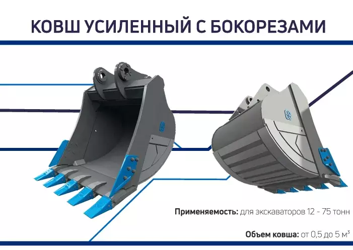 Ковш усиленный HD1 2м3