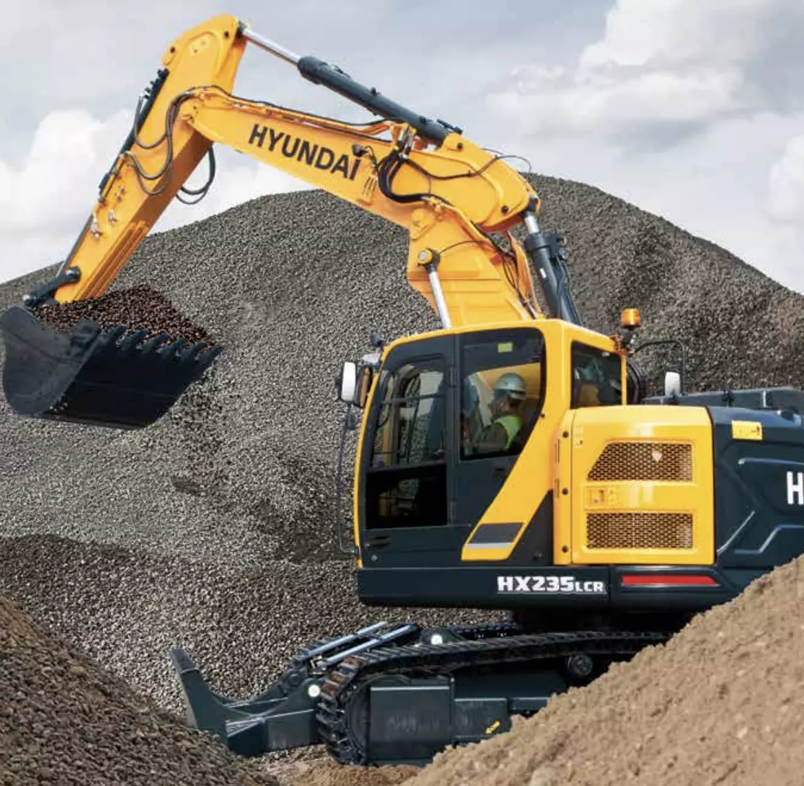Hyundai HX235LCR, Гусеничные экскаваторы