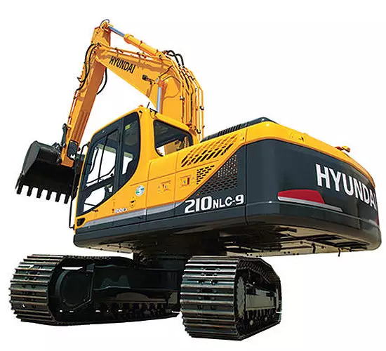 Hyundai R210NLC-9, Гусеничные экскаваторы