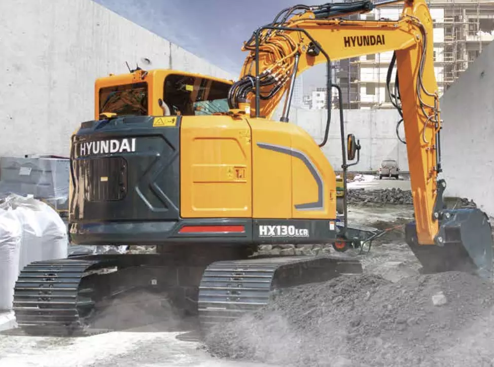 Hyundai HX130LCR, Гусеничные экскаваторы