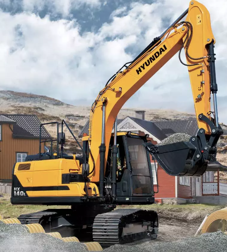 Hyundai HX140L, Гусеничные экскаваторы