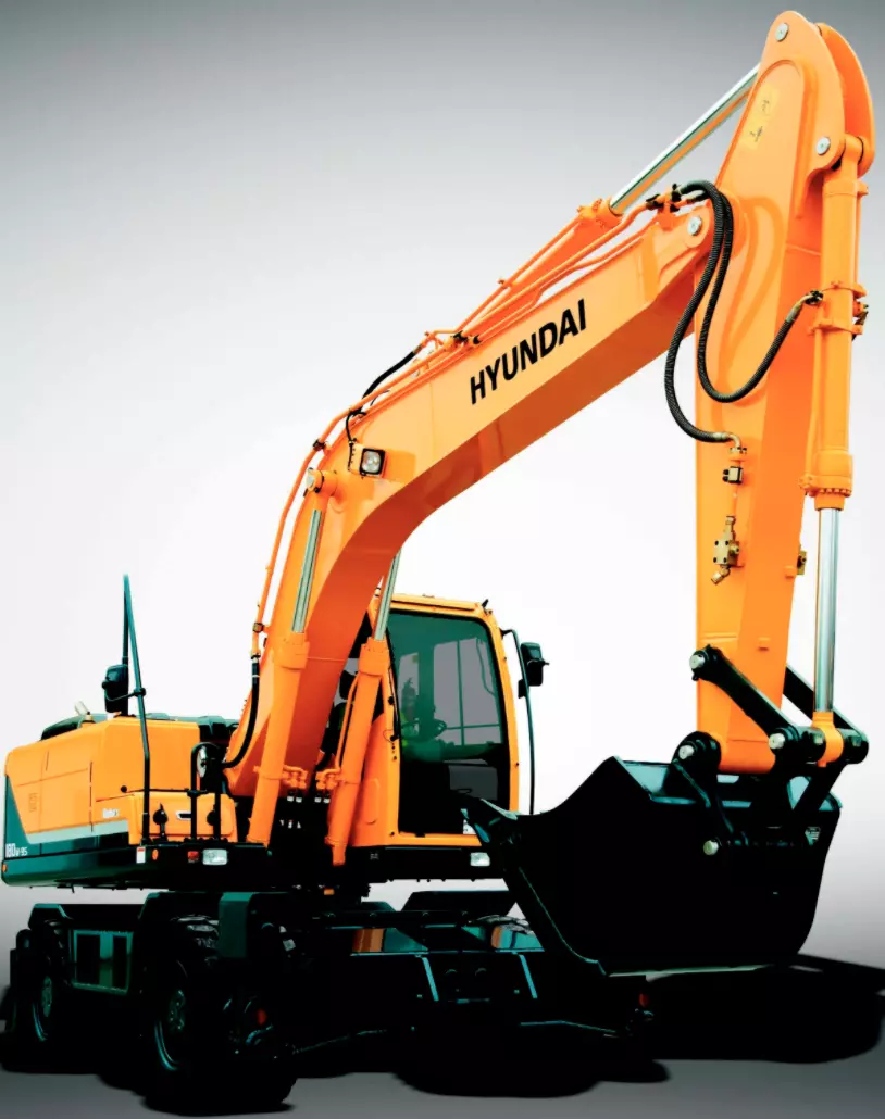 Hyundai R180W-9S, Колесные экскаваторы