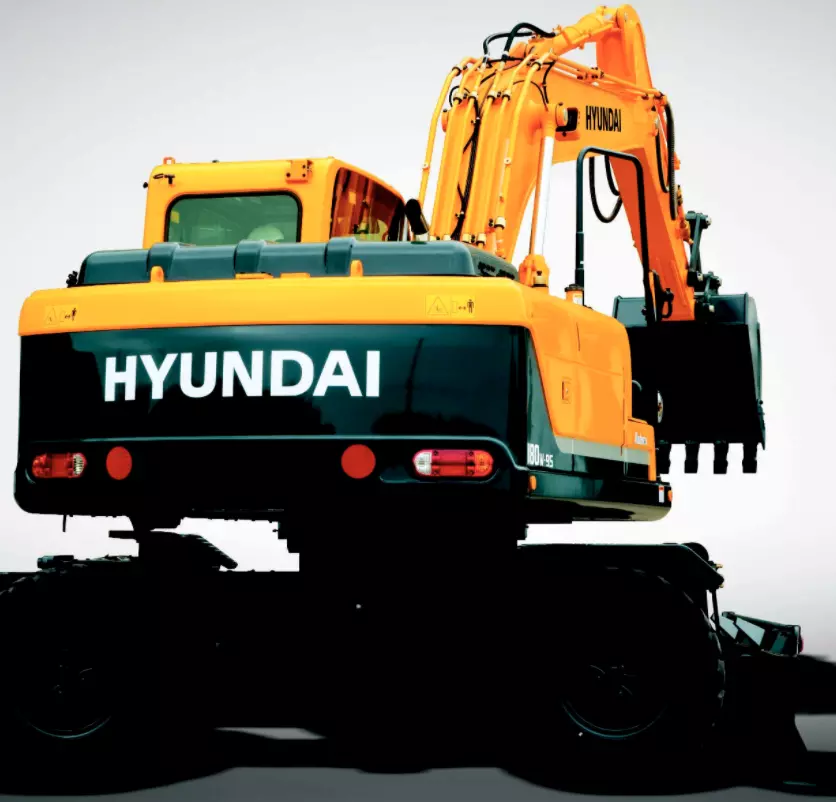 Hyundai R180W-9S, Колесные экскаваторы