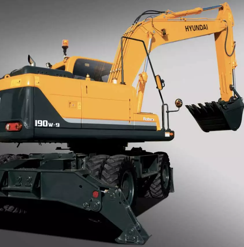 Hyundai R190W-9, Колесные экскаваторы