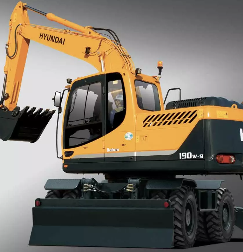 Hyundai R190W-9, Колесные экскаваторы