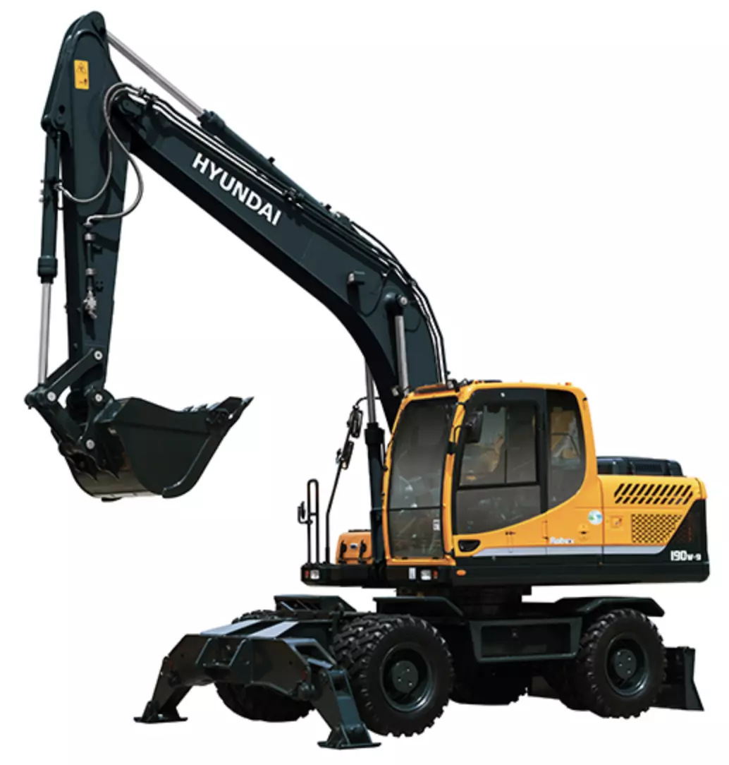 Hyundai R190W-9, Колесные экскаваторы