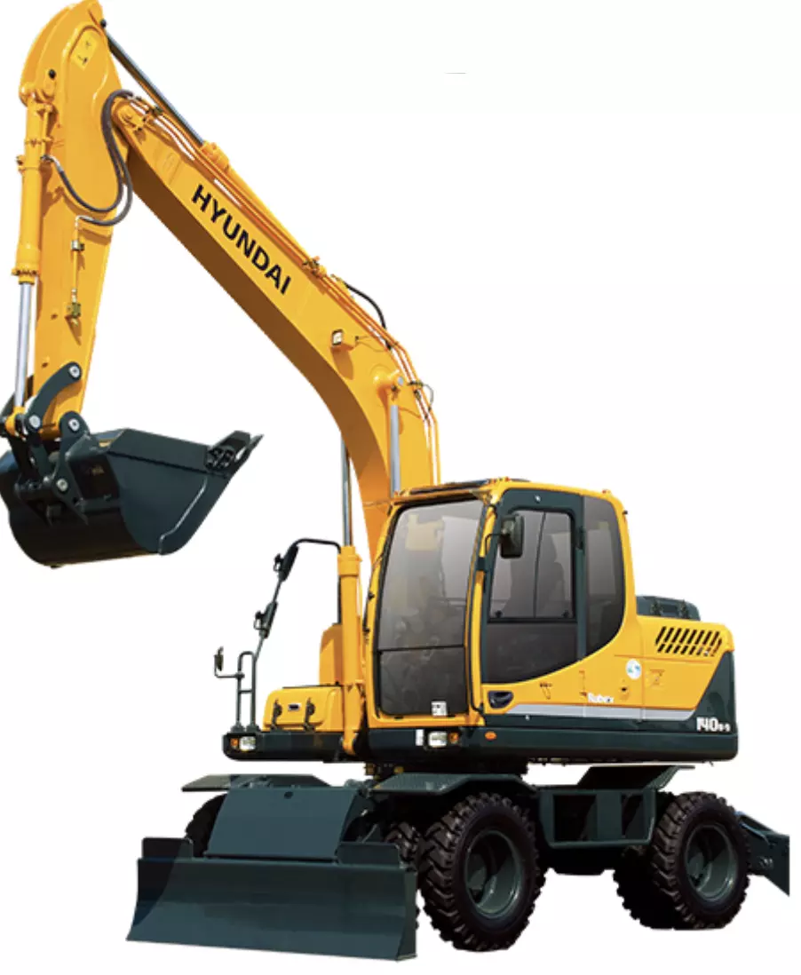 Hyundai HW210, Колесные экскаваторы