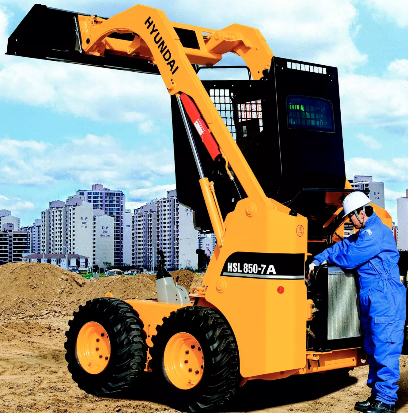 Hyundai HSL850-7A, Мини-погрузчики