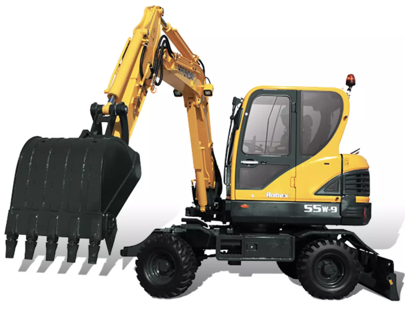 Hyundai R55W-9, Мини-экскаваторы