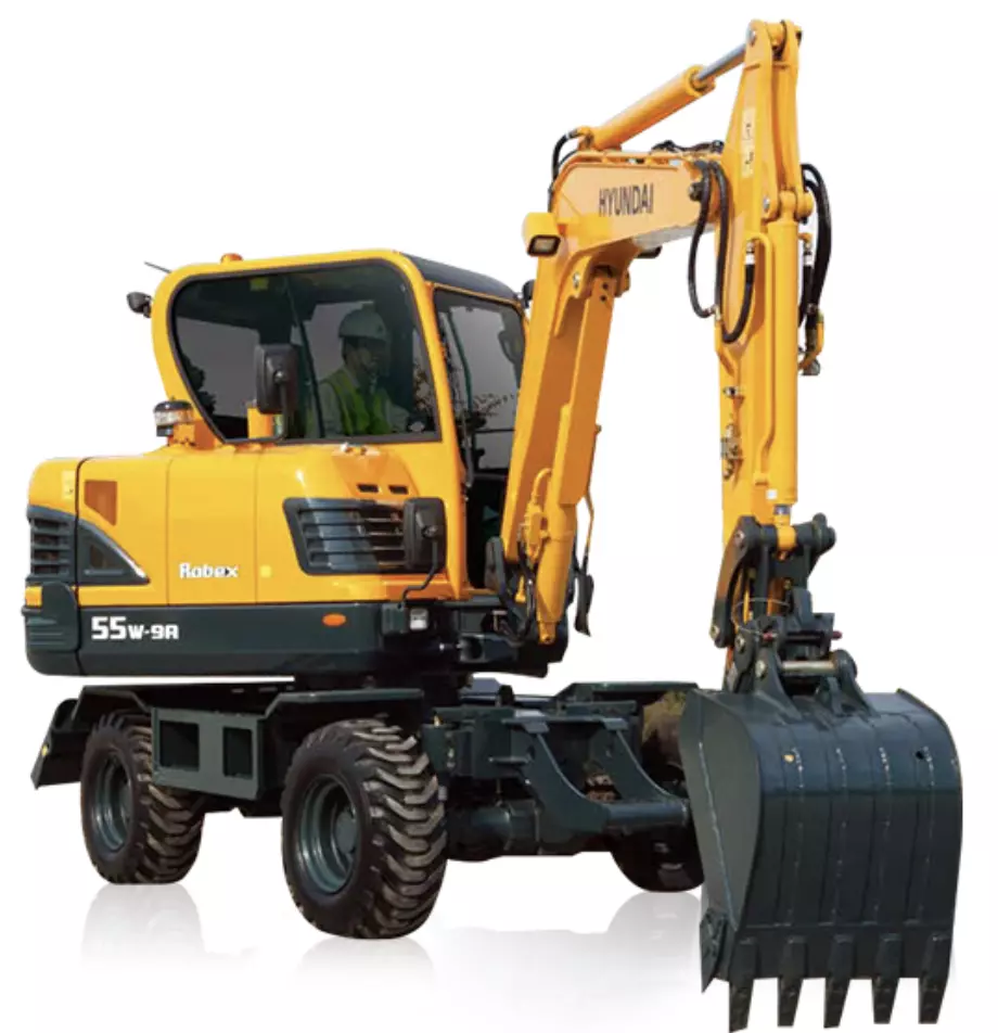Hyundai R55W-9A, Мини-экскаваторы