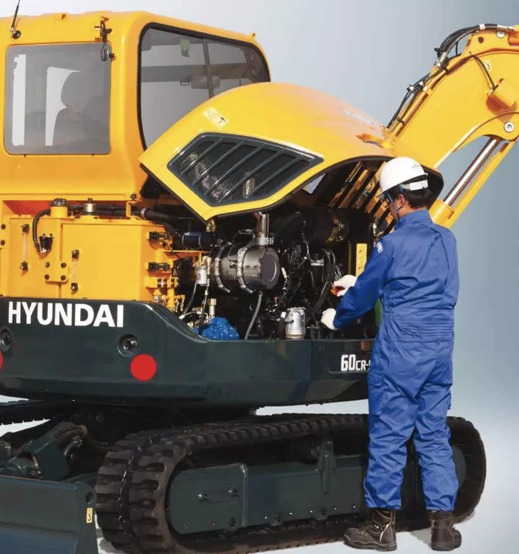 Hyundai R60CR-9A, Мини-экскаваторы
