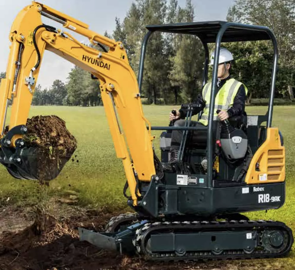 Hyundai R18-9AK, Мини-экскаваторы