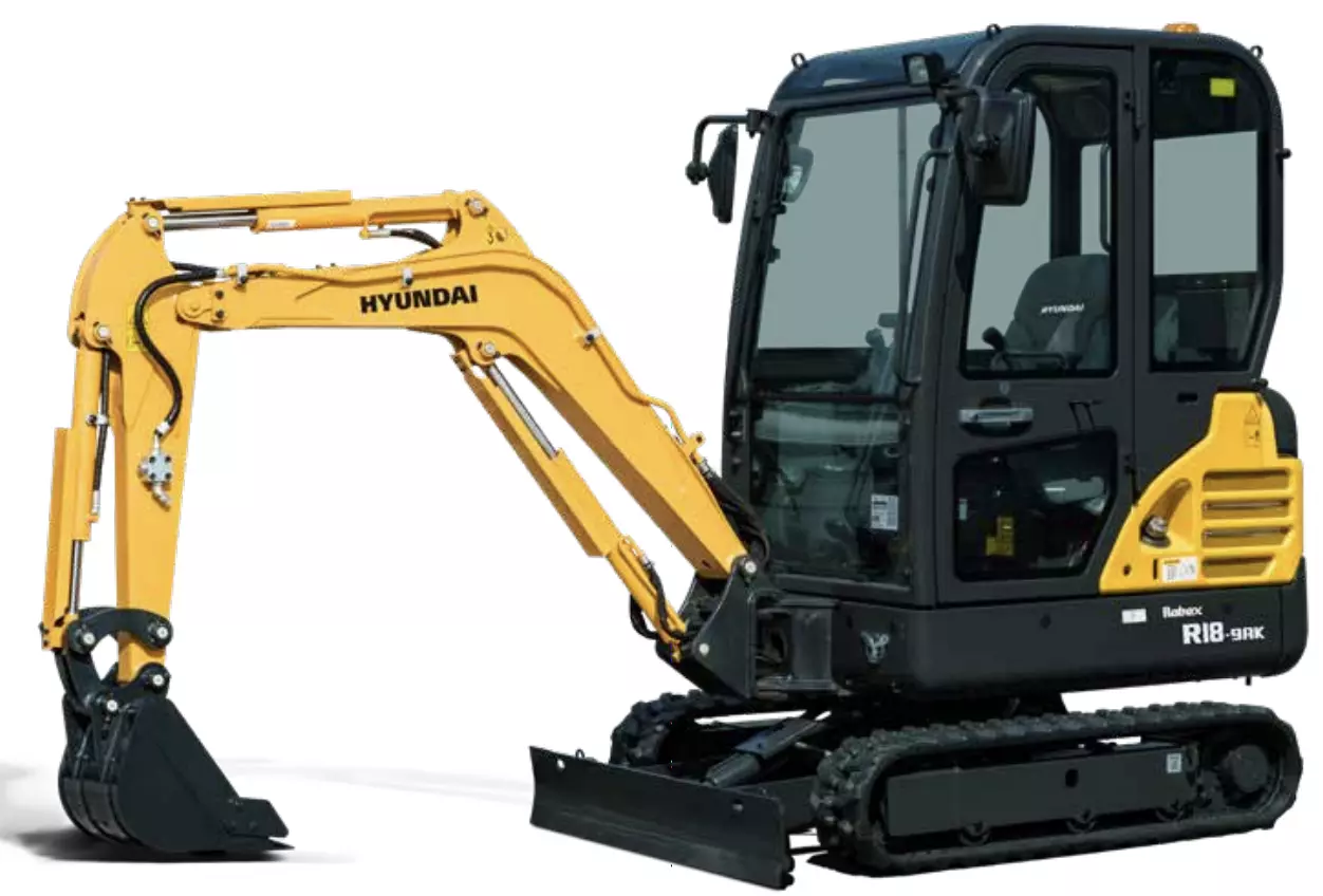 Hyundai R18-9AK, Мини-экскаваторы