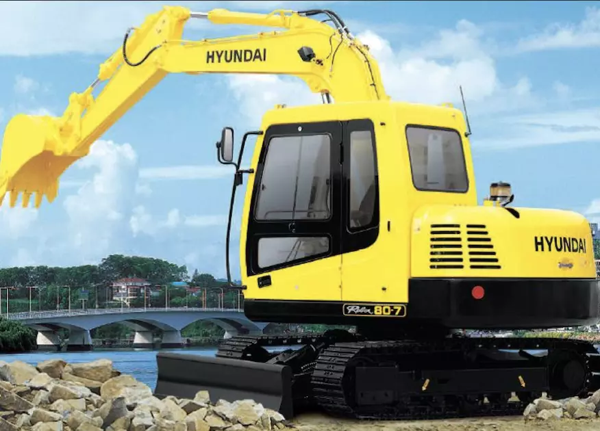 Hyundai R80-7, Мини-экскаваторы